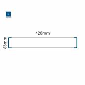 Signalétique Murale RAL5005 65x420mm , Avec Panneau Aluminium