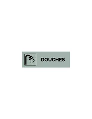 Plaque gravée  DOUCHES