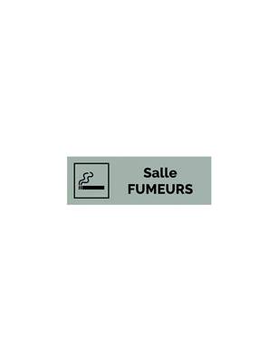 Plaque gravée  SALLE FUMEURS