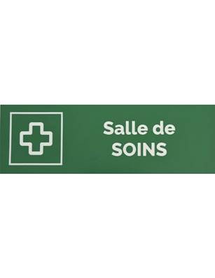 Plaque gravée  SALLE DE SOINS