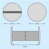 VIS RELIEUR NICKEL Ø5 X 15MM