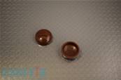 CACHE VIS PLASTIQUE Ø13MM CHOCOLATE BRILLANT