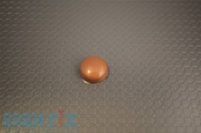 CACHE VIS PLASTIQUE Ø13MM COPPERTONE BRILLANT