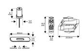 Kit de suspension par câble avec ancrage croisé et Express 1