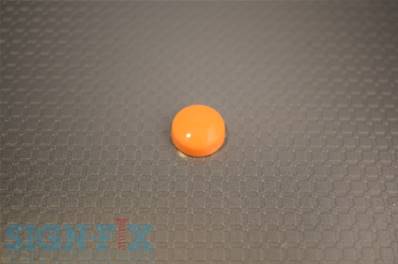 CACHE VIS PLASTIQUE Ø13MM ORANGE BRILLANT