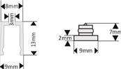 EASYFIX MIDI15 TRANSPARENT A COLLER (M+F)