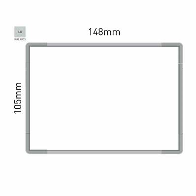 Signalétique Murale RAL7035 105x148mm , Avec Feuille de protection PS