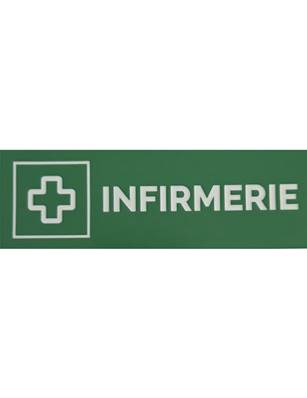 Plaque gravée  INFIRMERIE