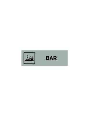 Plaque gravée  BAR