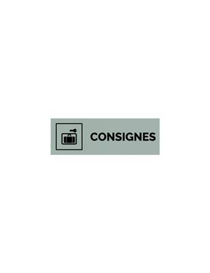 Plaque gravée  CONSIGNES
