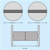 VIS RELIEUR NYLON BLANC Ø5 X 15MM