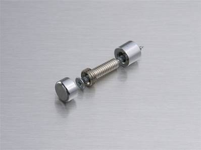 ENTRETOISE MINIPLEX PLUS Ø9 x 8mm PANNEAU DE 7 à 12mm  CHROME