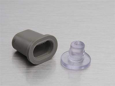 EASYFIX OVALE GRIS A COLLER (M+F)