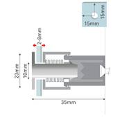 ENTRETOISES FISSO SHOT ALUMINIUM