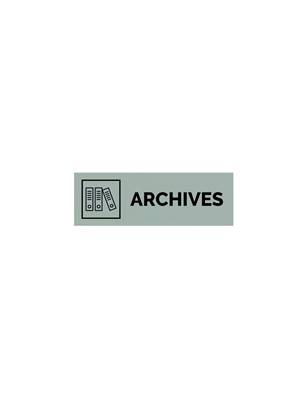 Plaque gravée  ARCHIVES