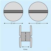 VIS RELIEUR NYLON BLANC Ø5 X 6MM